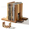 Estante Organizador de Escritorio de Madera con Múltiples Compartimentos para Libros Revistas Estante de Almacenamiento con Divisores Estante de Almacenamiento para Oficina Estudio