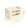 Caixa de Armazenamento Criativa Simples para Roteador Rack de Armazenamento para Aparelho de TV Doméstico Caixa de Armazenamento para Régua de Tomadas