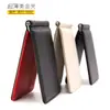 AliExpress Comercio Exterior Explosiones Cuero Genuino Europeo y Americano Metal Dólar Cartera Hombres y Mujeres Cartera Corta LOGOTIPO Personalizable