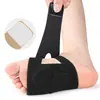 Soportes de Arco para Pies con Vendaje y Correas Cruzadas de Velcro para Fijación de Piernas en Forma de X y Almohadillas para Pies