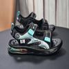 Sandálias Infantis 2026 Novo Estilo Sapatos Esportivos de Praia para Crianças Maiores com Amortecimento a Ar Solas Macias Sandálias de Verão Leves para Meninos