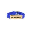 Pulsera de Silicona Europea y Americana Transfronteriza Correa de Silicona Regalo de San Valentín Buen Esposo Grabado de Acero Inoxidable Joyería de Mano Popular