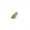 Conector Fêmea Banana 4,0 mm com Anel Vermelho, Banhado a Ouro, Terminal Adaptador para Painel de Áudio, Conector Fêmea Banana