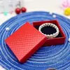 Caja de Joyería 7*7 Princesa Blanca Europea 5*5 Caja para Pendientes Caja para Collares 5*8 Caja de Joyería de Papel Kraft 9*9 Caja con Patrón de Diamante
