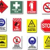 Sinalização de Segurança Personalizada de Fábrica, Painéis Rodoviários de Tráfego, Painéis de Alumínio Acrílico, Placas de Segurança Contra Incêndio de PVC