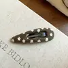 Estilo Coreano Nuevo Otoño Invierno Lana Flor Pequeña Pinza para el Cabello Pinza para Flequillo Pinza Lateral para Cabello Rebelde Linda Bonita Pinza Lateral Pinza BB Pasador