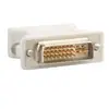 Adaptador de metal con tornillo DVI a VGA DVI24 +5 a VGA 15p interfaz macho a hembra tarjeta gráfica monitor