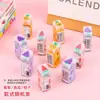 Goma de Borrar Sandwich de Fruta de Dibujos Animados con Aroma a Fruta Cortable, Linda Papelería para Niños de Preescolar, Premio, Regalo de Vacaciones
