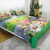 Patrulla Canina Set de Cuatro Piezas de Terciopelo de Cristal Dibujos Animados Estudiante Niño Dormitorio Habitación Tres Piezas Funda de Edredón Gruesa de Invierno