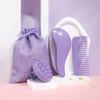 Conjunto de quatro peças de pente de cabelo de palha de trigo transfronteiriço, pente para modelar cabelo, escova de shampoo, conjunto de pentes para massagem do couro cabeludo
