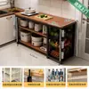 Estante de almacenamiento para cocina, cesta multifuncional para verduras, encimera de corte, estante de almacenamiento para microondas y utensilios de cocina, gabinete lateral, mesa multicapa