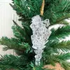 Amazon Picahielo Irregular Árbol de Navidad con Cuentas Colgante Acrílico Decoración de Año Nuevo Navidad Adorno