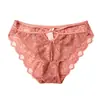 Ropa interior de encaje hueco nueva para comercio exterior transfronterizo para mujer con tirantes finos, lazo hueco cruzado, bragas de encaje sexys para mujer