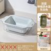 Cesta de Drenaje Extensible de Doble Capa Cesta para Verduras de Cocina Lavabo para Lavar Verduras Drenaje Hogar Sala de Estar Frutero Cesta de Drenaje para Fregadero