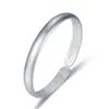Pulsera Abierta Estilo Tradicional para Mujer con Diseño Sólido del Corazón del Sutra Prajna, Chapada en Plata Pura 999, Acabado Mate, Regalo para Mamá