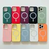 Funda Magnética de Silicona Líquida Nueva para iPhone 15 Pro Max Funda de Teléfono 13 Apple 14 Carga Inalámbrica 12