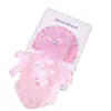 Europeo y Americano Estacional Encaje Flor Diamante Serpentina Sombrero para Recién Nacidos Niñas Lindo Sombrero para Bebé Set de Calcetines Lote
