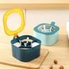 Caja de condimentos para cocina doméstica, de gran capacidad, resistente a la humedad, para combinar sal, azúcar y glutamato monosódico, cuatro en uno