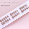 Internet Celebrous New Simple Solid Color Cat's Eye 30 Peças Peças de Manicure Advanced Sense Pure White Prefabricated Armor Wear Armor