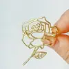 Broche de Rosa Hueca, Accesorios de Ropa de Lujo Accesible de Alta Gama, Hebilla de Cinturón Pin, Joyería, Accesorios para Cheongsam, Broche de Solapa
