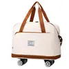 Bolsa de Viaje de Gran Capacidad con Ruedas Universales Silenciosas, Adecuada para Viajes de Negocios, Desplazamientos Diarios, Bolso de Hombro, Bolso de Mano, Alojamiento, Embarque, Maternidad y Bolsa de Alojamiento