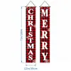Fondo navideño transfronterizo, coplas navideñas, decoraciones festivas para fiestas, banderas, cortinas para puertas, pancartas colgantes, pancartas navideñas