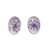 18 * 25 mm Cuentas ovaladas estrelladas Pendientes de Gema del Tiempo Accesorios para puesto de manualidades Joyería de flor seca Encaje para manualidades