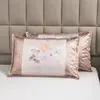 Una funda de almohada de seda helada para el hogar verano adulto verano verano colchoneta para dormir funda de almohada individual almohada fresca funda cubierta para toda la cabeza
