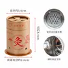 Tubo de Moxibustión Pequeño y Grande Dispositivo de Moxibustión Portátil, Tubo de Moxibustión Colgante con Palillos de Moxa, Bajo Humo, Control de Temperatura, Moxibustión Portátil, Venta al por Mayor