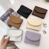 ¡Nuevos Colores Grandes! Cartera de Monedas Simple Plateada Estilo Coreano Transfronteriza Billetera para Estudiantes Portatarjetas Femenino