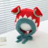 Gorro de Invierno para Bebé Lindo y Elegante Gorro con Forma de Fruta para Niños y Niñas con Protección para los Oídos Gorro Grueso Cálido de Felpa
