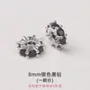Copos de Nieve Espaciadores Hechos a Mano DIY Cuerda de Mano Collar Cuerda Trenzada Espaciador de Cuentas Espaciador Flor de Zirconio Base Accesorios Venta Directa de Fábrica Mayorista