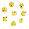 Pulsera Linda de Cuentas para Niños Bebé Materiales Hechos a Mano con Cuentas Accesorios de Joyería Cuentas de Transferencia Dorado Arena con Cuentas