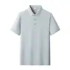 Camisa tipo polo de algodón personalizada para trabajo para hombre con diseño de logotipo para actividades de team building, camiseta de manga corta hipoalergénica para empresa al por mayor