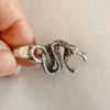Anillo de Serpiente Medusa para Hombre Soporte para Cigarrillo Anillo para Cigarrillo Soporte para Cigarrillo Personalizado Anti-Huellas Ahumado Amarillo Anillo para Fumar Áspero Accesorios