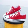 Zapatos de lona de caña baja de primavera para niños y estudiantes, zapatos casuales versátiles de tela estilo coreano, ins vintage, zapatillas de skate de los años 70, zapatos de moda para mujer