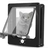 Porta para Gatos e Cães de Duas Vias, Entrada e Saída Livres, Buraco Universal, Instalação em Porta de Madeira e Porta de Vidro para Gatos e Cães Pequenos
