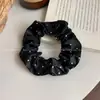Goma para el pelo de lunares estilo francés para mujer, alta elasticidad, no daña el cabello, accesorio elegante para el cabello
