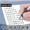 Tingyuxuan Bolígrafo de Presión Recarga para Bolígrafo de Gel 0.5mm Negro Azul Rojo Punta de Acero Redonda Gran Capacidad Recarga
