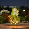 Estatuilla de Rana de Resina para Decoración de Jardín, Nuevo Producto Transfronterizo, Arreglo de Jardín para Patio, Adorno Creativo de Rana para Balcón
