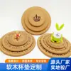 Posavasos de corcho impresos estilo nórdico personalizados, salvamanteles de madera cuadrados y redondos, posavasos hechos a medida para té de burbujas, bebidas frías, café y té