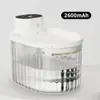 Fonte de Água sem Fio para Gatos com Sensor de Movimento, Automática, Sem Fio, Bomba Silenciosa, Fonte para Pets a Pilha, Dispensador de Tigela de Água para Cães de 102oz/3L com 3 Filtros
