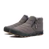 Ventas Directas de Fábrica Transfronterizas Invierno Terciopelo Suela Gruesa Impermeables Botas de Nieve Cálidas y Transpirables Pareja Caña Alta Casual Zapatos de Algodón
