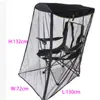 Silla plegable de pesca en la playa para protección solar al aire libre personalizada con parasol, Silla tipo mochila de ocio con mosquitero (La mosquitera no incluye silla)