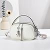 Bolsa Pequena Sunie para Mulheres 2024 Novo Estilo Bolsa Pequena Acolchoada com Franjas Inspirada em Chanel, Bolsa Transversal Estilosa e Única, Compacta