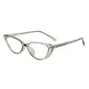 Gafas de Ojo de Gato Europeas y Americanas de Moda Sin Graduación para Hombres y Mujeres 87010, Monturas de Gafas Lisas Estilo Ins de Moda, Luz Azul Anti-Luz, Gafas de Graduación