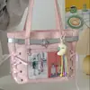 Bolso de Tutoría Nuevo de Moda Estilo Japonés de Alto Valor Estético, Bolsa Ita con Ins Fresco y Dulce Estilo Academia, Bolso Cruzado Ligero para Niñas