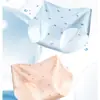 Bragas de mujer de verano de cintura media, semitransparentes, de seda de hielo, ligeras, con sensación de segunda piel, florales, de secado rápido, 3D, anti-pellizcos