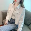 Camisa de Nueva Llegada Primavera 2026 Diseño de Estilo Corto para Personas Petite Única Simple Versátil Casual Ropa de Trabajo Chaqueta Top