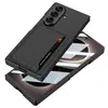 Adecuado para Samsung Zfold8Ultra Funda, Carcasa de Cobertura Total con Película Integrada, Tarjetero de Cuero Liso, Funda Protectora Plegable, Amazon